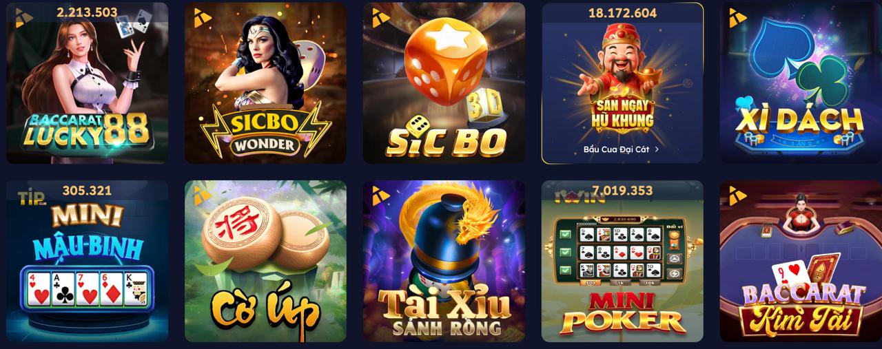 Danh Mục game bài hấp dẫn tại Nhà Cái Mebet