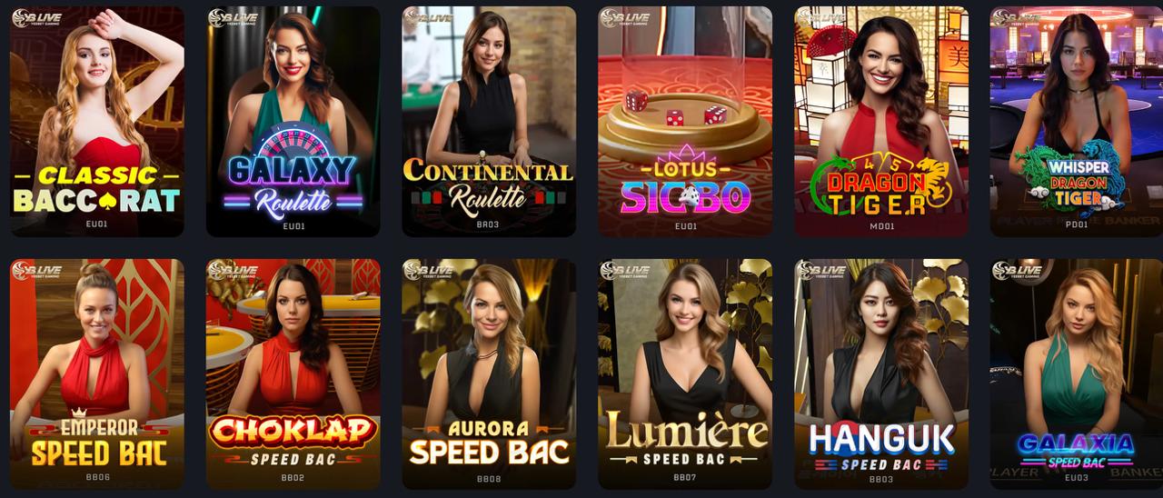 Sảnh AE Sexy hấp dận tại live casino trực tuyến Mebet