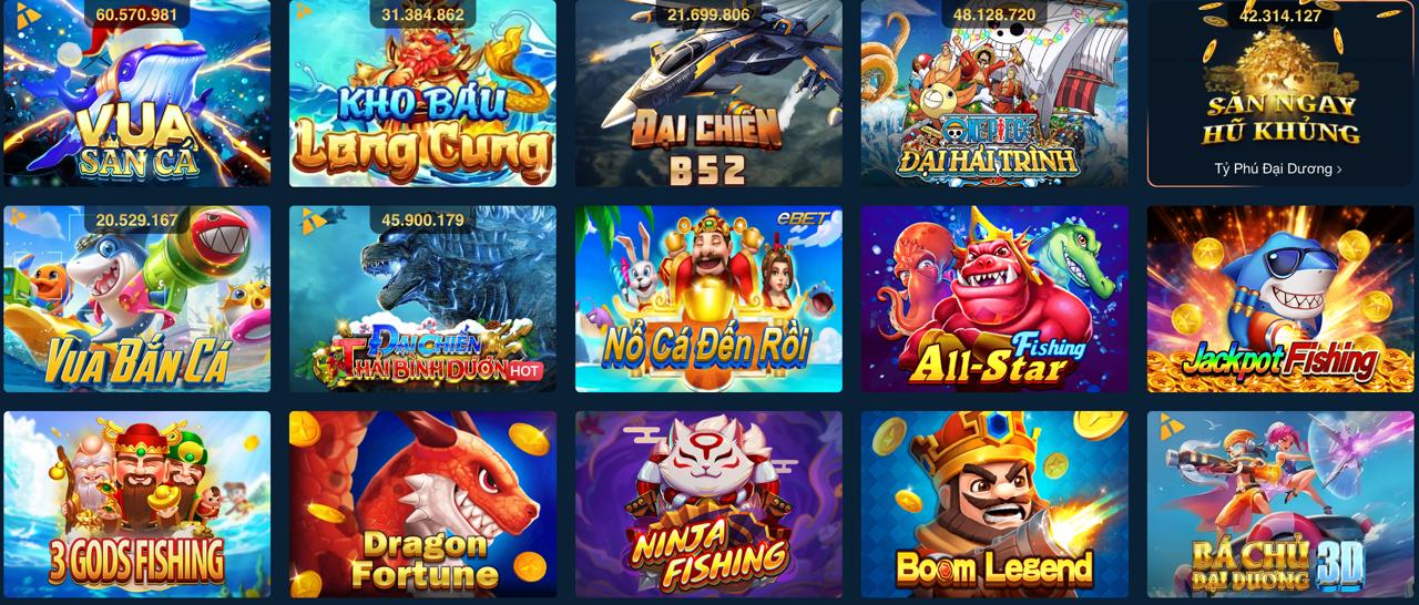 Ưu điểm nổi bật của Bắn Cá Mebet